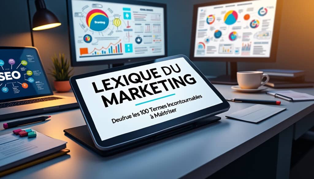 explorez notre lexique du marketing et découvrez les 100 termes incontournables à maîtriser pour réussir dans ce domaine dynamique. parfait pour les professionnels et les passionnés, cette ressource vous aidera à comprendre et à utiliser le jargon du marketing avec aisance.