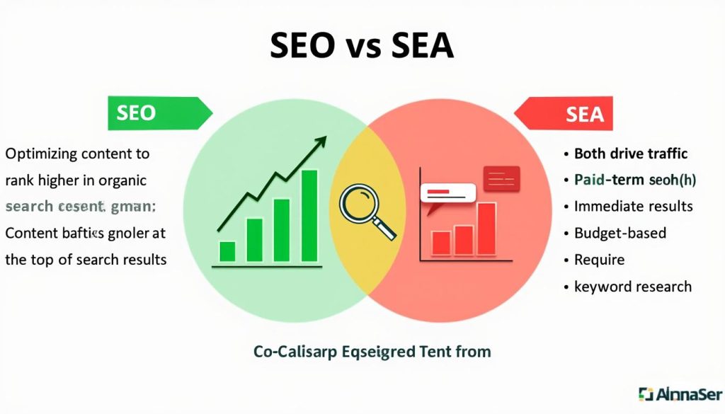 découvrez les différences entre seo et sea avec notre guide complet. apprenez les définitions clés, les analyses approfondies et les stratégies essentielles pour optimiser votre visibilité en ligne et attirer un trafic qualifié.